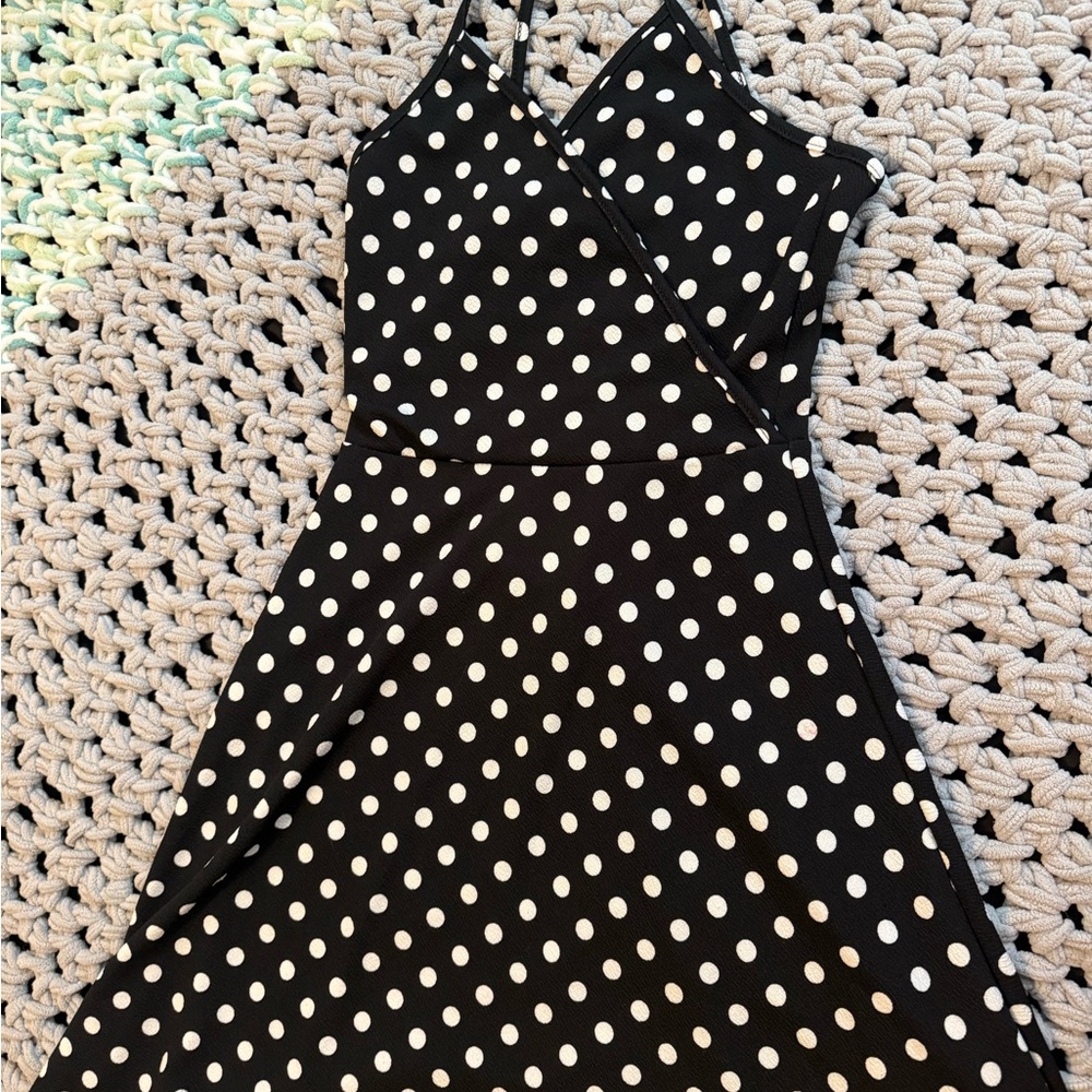 Polka Dot Wrap Dress